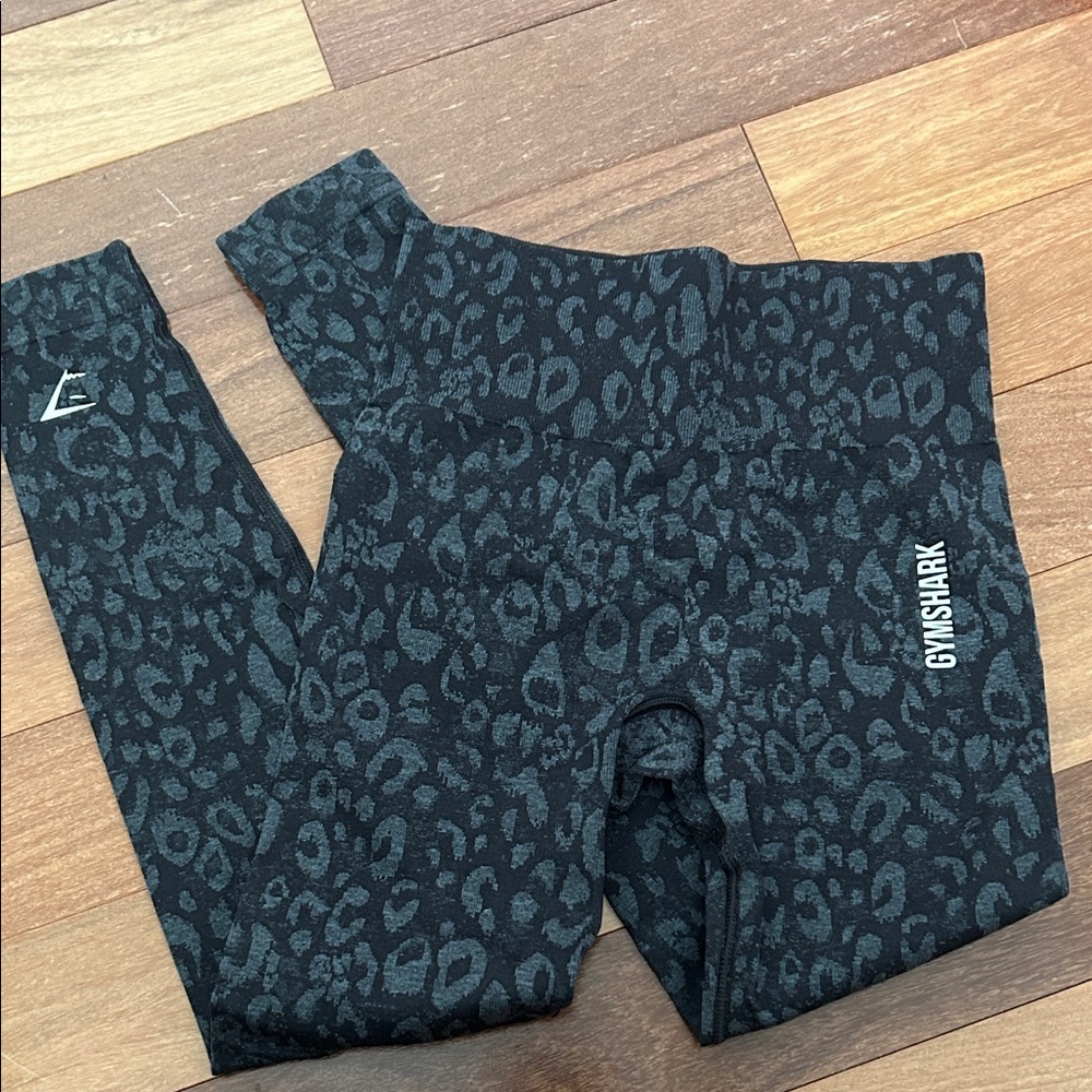 Gymshark Black Leopard Leggings